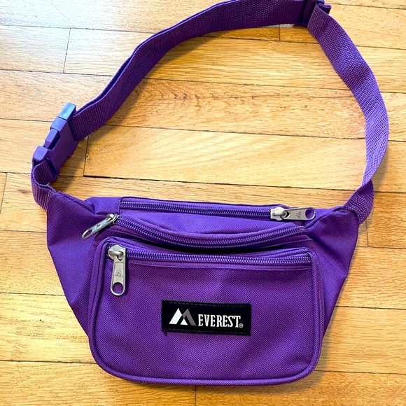 Vintage Everest Purple Waist/Crossbody Bag - Picture 1 of 7